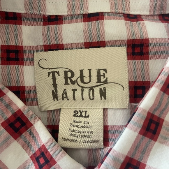 True Nation men’s casual shirt 2XL - Picture 12 of 13